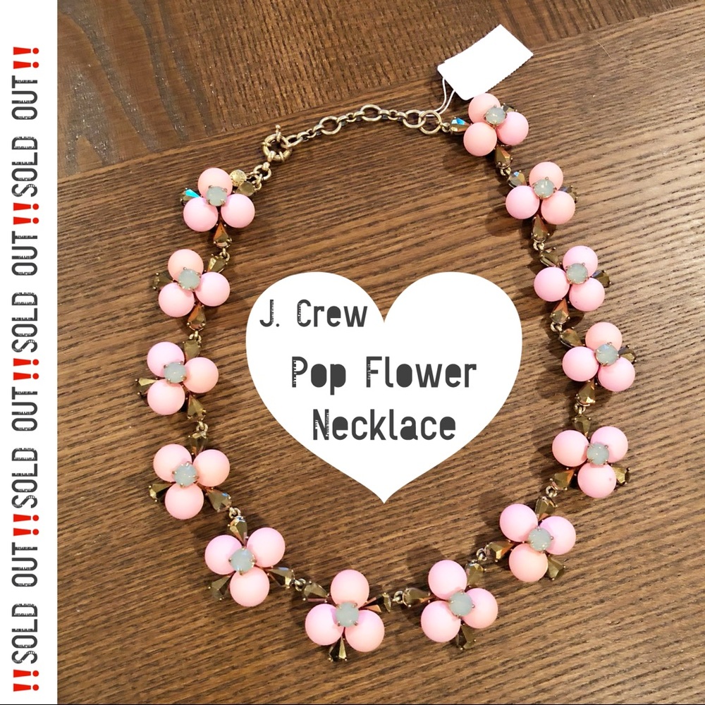 🌸🌸 J. Crew Pop Flower Necklace 🌸🌸